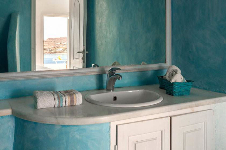 Bathroom, Villa Panoramic Mykonos Near Nammos, South Aegean