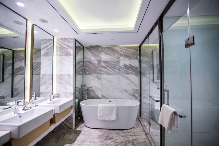 Bathroom 3, Lakehome Hotel Konggang, Nanjing