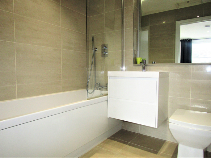 Bathroom, En-suite Room Kings Cross - 7, London