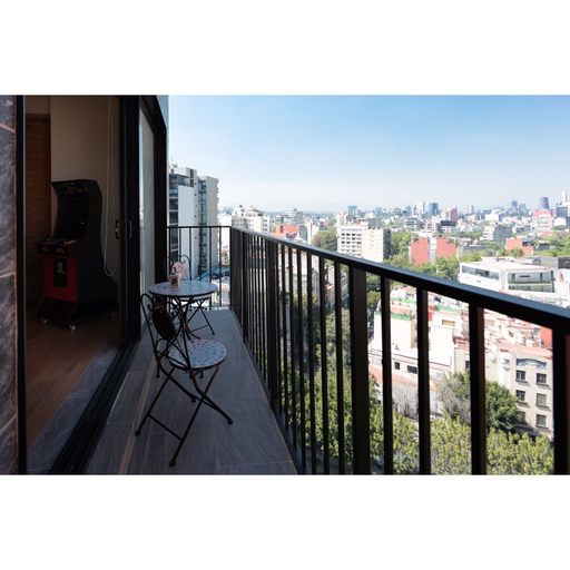 Balcony, Destination Roma Norte Infinity Pool Rooftop, Mexico City