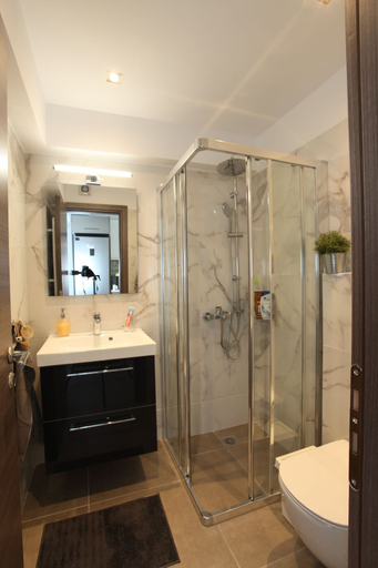 Bathroom, Edem Beach Apartment Mountain View, Attica
