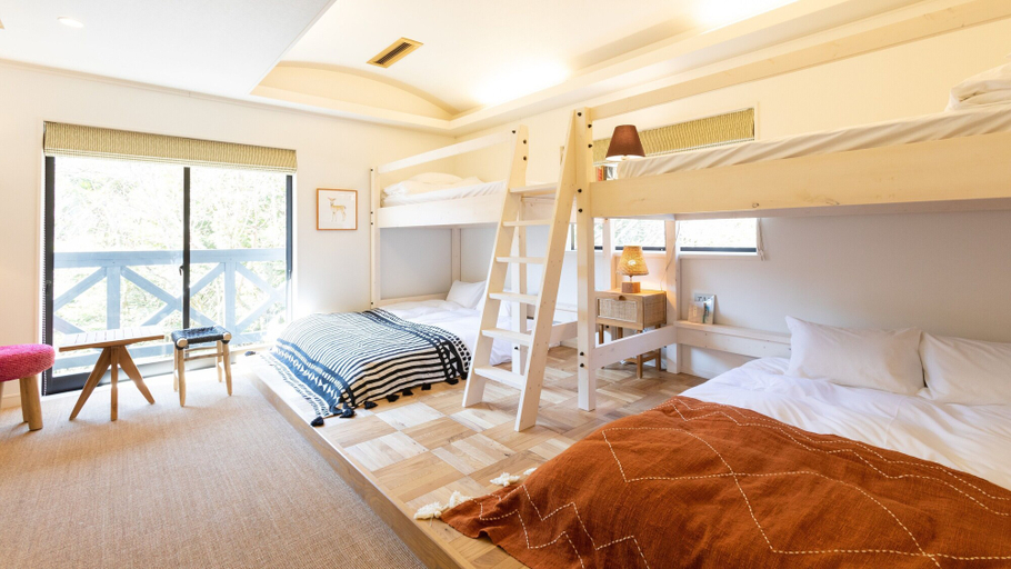 Bedroom 3, Riverside Lodge, Uwajima