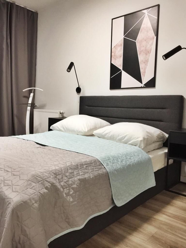 Bedroom 3, Apartamenty Zajezdnia MTP, Poznań City