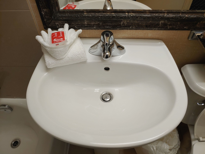 Bathroom 4, Econo Lodge City Centre, Frontenac
