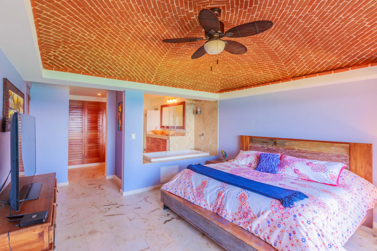 Bedroom 3, Isla 33 - 4 Bedroom PH #1301, Isla Mujeres