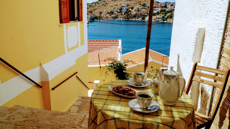Courtyard, Villa Pitini, South Aegean