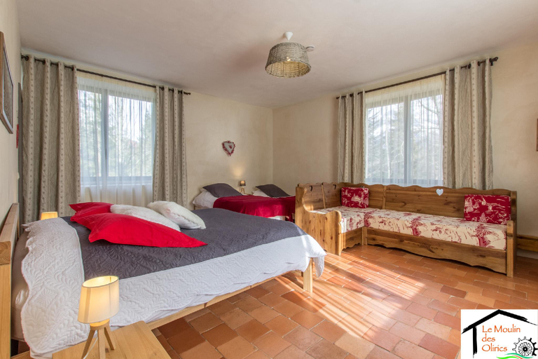 Bedroom 2, Le Moulin des Olirics, Haute-Savoie