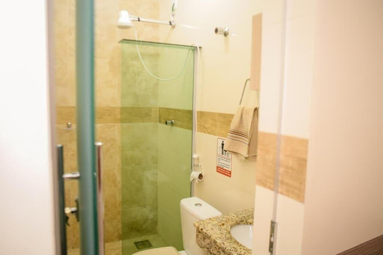 Bathroom 3, Hotel e Pousada Santa Cruz, Aparecida