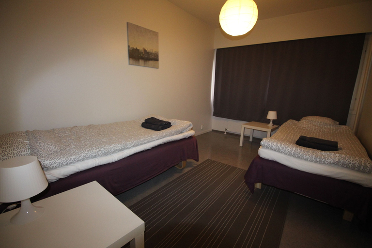 Bedroom 2, Three bedroom apartment in Raahe, Northern Ostrobothnia