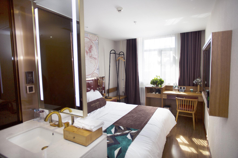Bedroom, James Joyce Coffetel·Harbin Convention and Exhibition Center Wanda Plaza Longta, Harbin