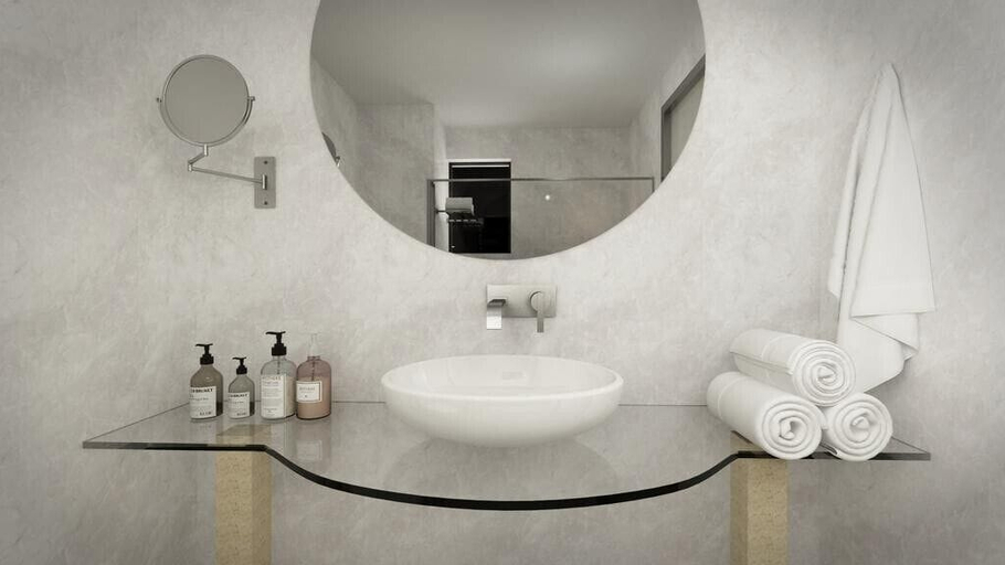 Bathroom 5, Strofades Beach Hotel - All inclusive, Ionian Islands