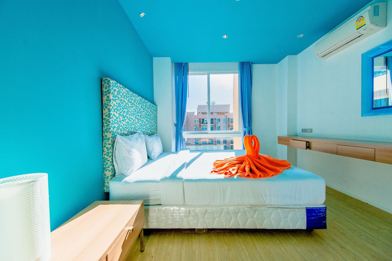 Bedroom 3, Atlantis Residence - Huge Saltwater Waterpark, Gym & Kids Playground - Free Parking, Pattaya