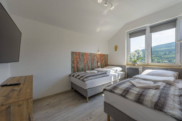Bedroom 3, Logana z Sauna - Apartamenty 5d, Lubań