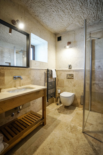 Bathroom 5, Luvi Cave Hotel, Nevşehir