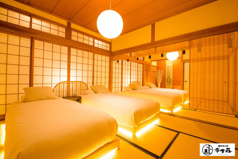 Bedroom 2, KONJAKUSO Osaka Dotonbori "SHOSHI" "GOYAKUYA"SPA Stay, Osaka