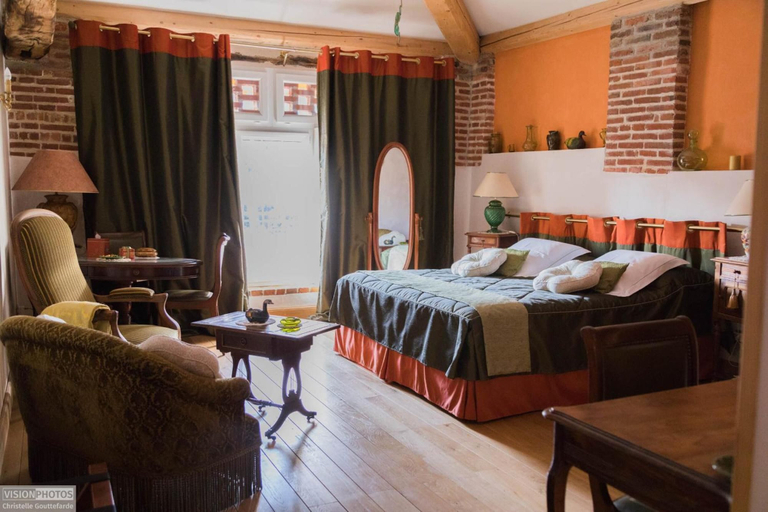 Bedroom 4, Domaine de la Bellière, Ain