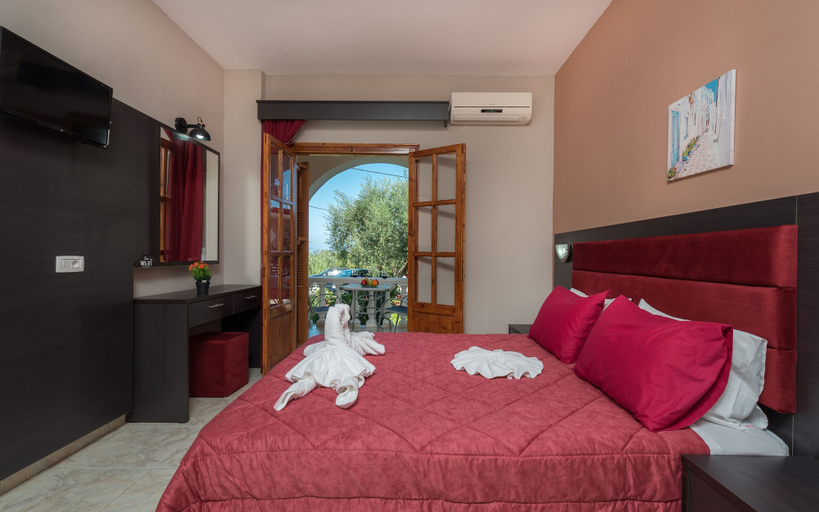 Bedroom 3, Pansion Mary Studios, Ionian Islands