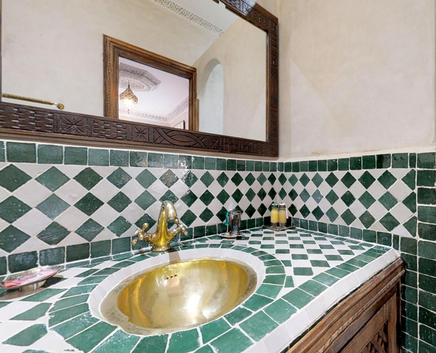 Bathroom 5, Riad abaka by Ghali annexe, Marrakech