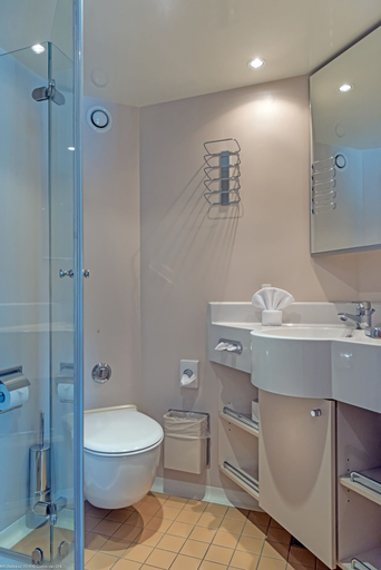 Bathroom, MS Select Bellejour - Neuss, Rhein-Kreis Neuss