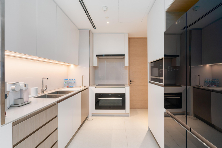 Private kitchen 3, Lux BnB I The Address JBR I Ocean View, Dubai