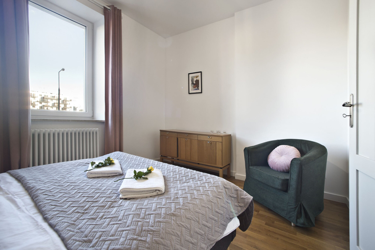 Bedroom 3, P&O Apartments Gdańska, Warsaw