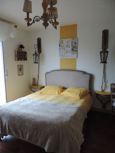 Bedroom 4, Villa des Hortensias, Côtes-d'Armor
