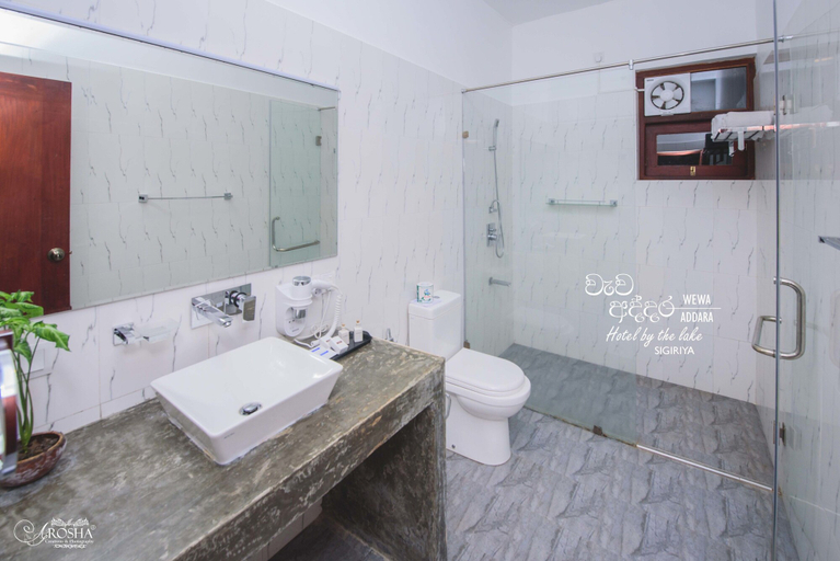 Bathroom 3, Hotel Wewa Addara, Dambulla