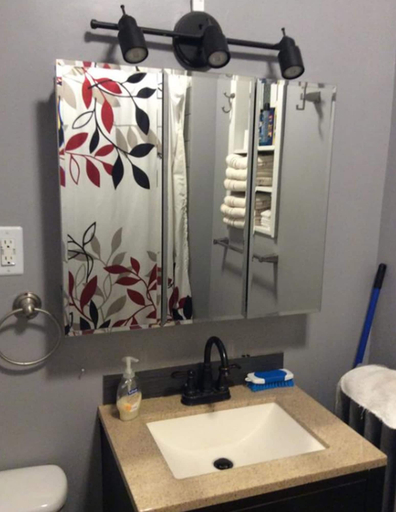 Bathroom, Belmont Hostel - O'Hare Blueline, Cook