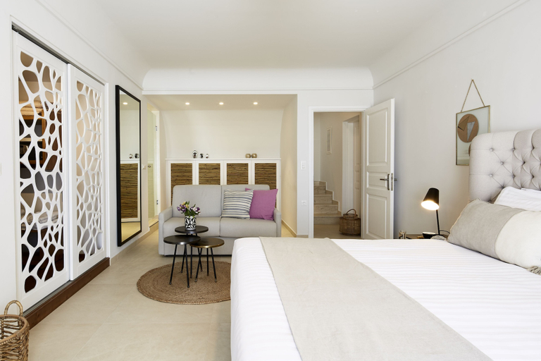 Bedroom 3, Volcano View Hotel Santorini, South Aegean