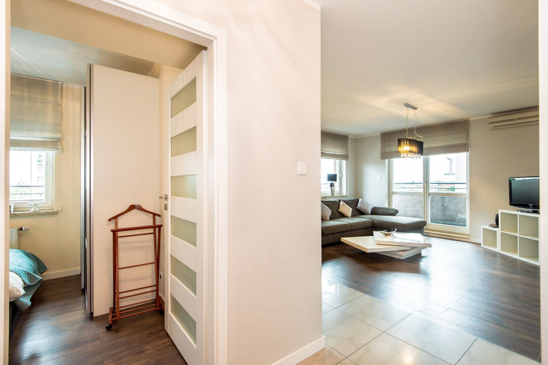 Bedroom 2, Super-Apartamenty - Targi Poznanskie, Poznań City