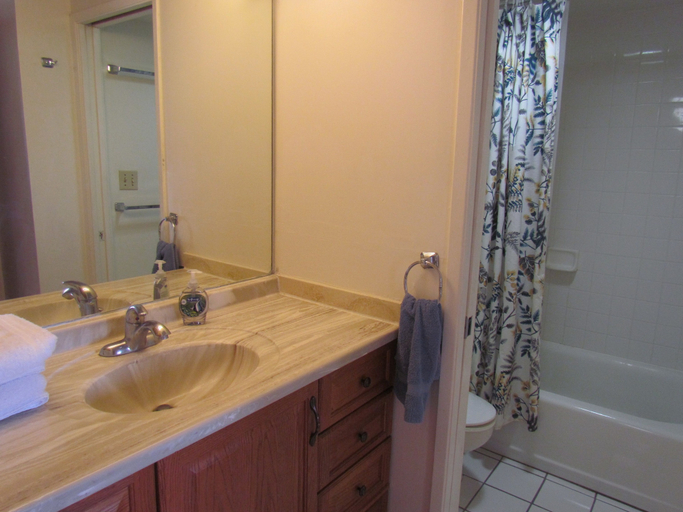 Bathroom, Waikiki Banyan - Walk to the Beach, Honolulu