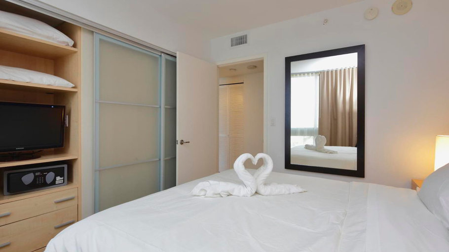 Bedroom 2, 1 BR Ocean View at Marenas by Airpads, Miami-Dade