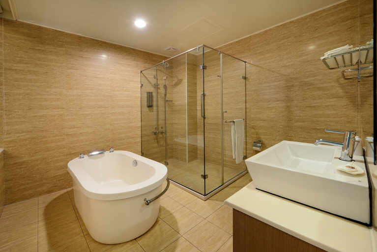 Bathroom 4, Hu Yue Lakeview Hotel, Nantou