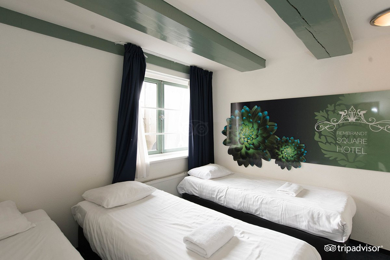 Bedroom 3, Rembrandt Square Hotel, Amsterdam