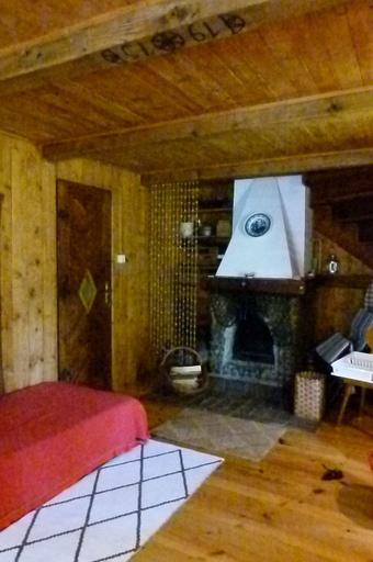 Bedroom 3, Drewniany Domek BB Nad Rzeka, Nowy Sącz