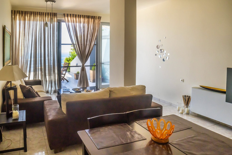 Living room, Luxurious Villa Ariadni Theseus Crete, Crete