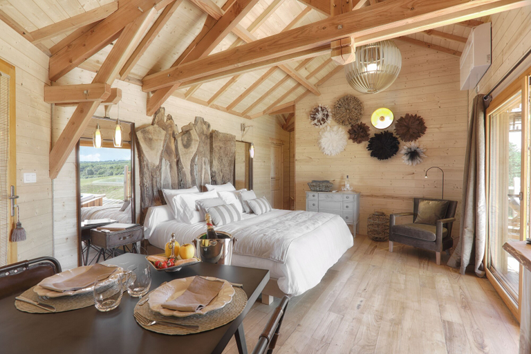 Bedroom, La Mandrélie - La Cabane Du Grand Chêne, Dordogne