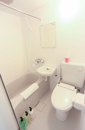 Bathroom 5, coins hostel tenjin, Fukuoka