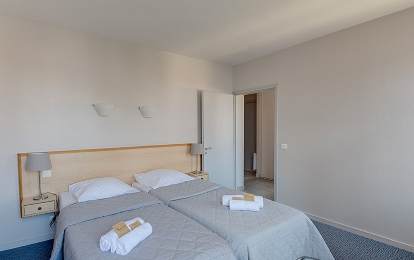 Bedroom 3, Vacanceole - Residence de L'Ocean, Vendée