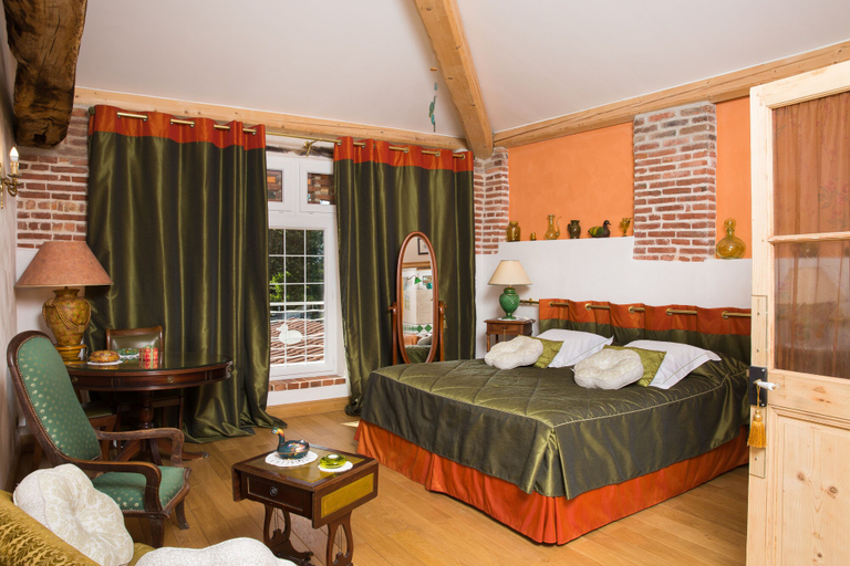 Bedroom 4, Domaine de la Bellière, Ain