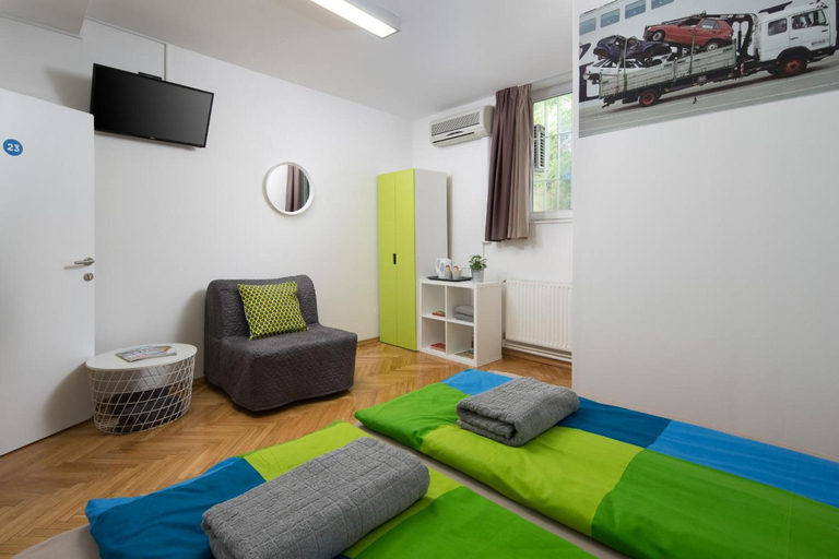 Bedroom 4, Hostel Bureau, Zagreb