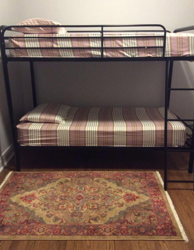 Bedroom 2, Belmont Hostel - O'Hare Blueline, Cook