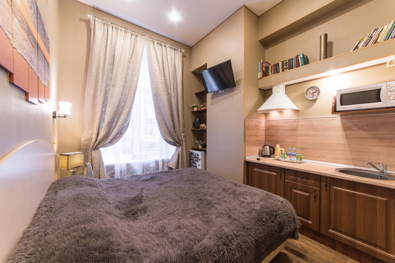 Bedroom 3, Apartments on Bolshoy Prospekt P.S., Sankt-Peterburg gorsovet