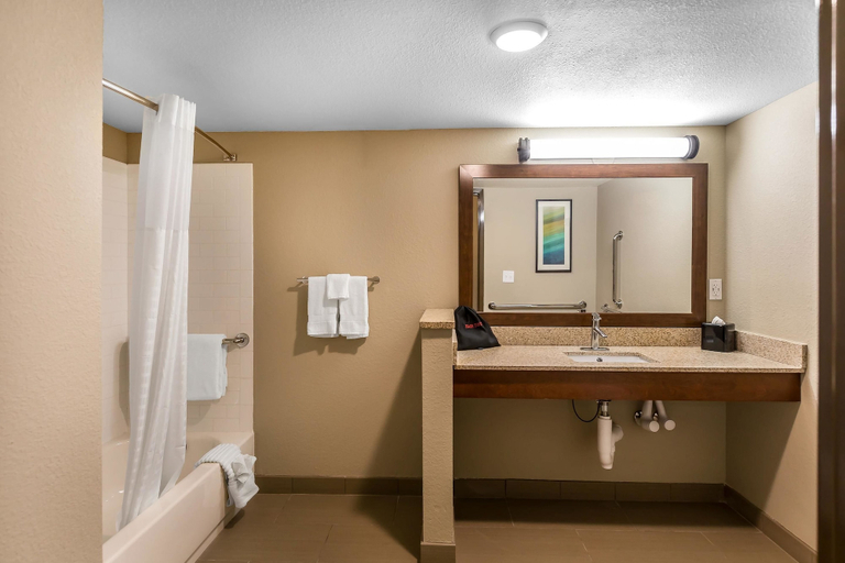 Bathroom 4, Comfort Inn Bay City - Riverfront, Bay