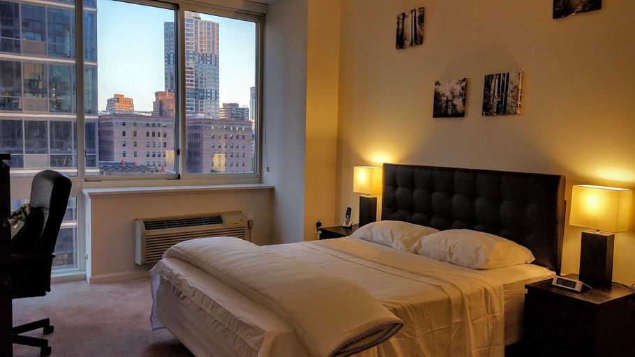 Bedroom, Lotus Jersey City, Jersey City