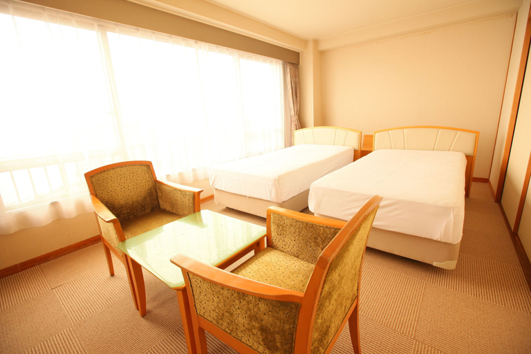 Bedroom, Hotel Mikawa Kaiyoukaku, Gamagōri