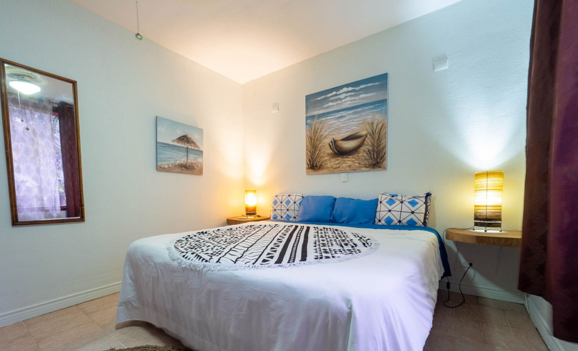 Bedroom 3, Hermoso y familiar frente al Mar M08, Garabito