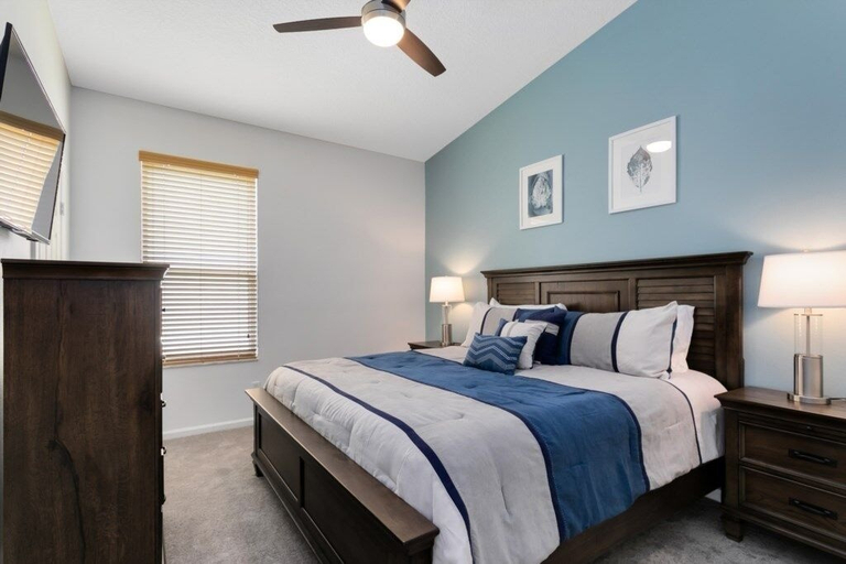 Bedroom 3, Immaculate 4 Bedrooms 3 Bathroom In Windsor Palms Villa by RedAwning, Osceola