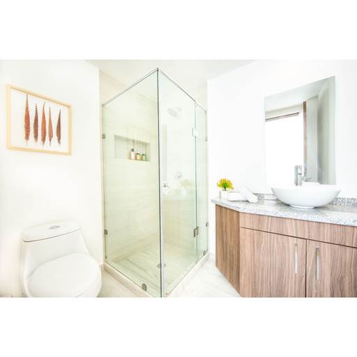 Bathroom 2, Brand New Park View Designer Apartment, Mexico City