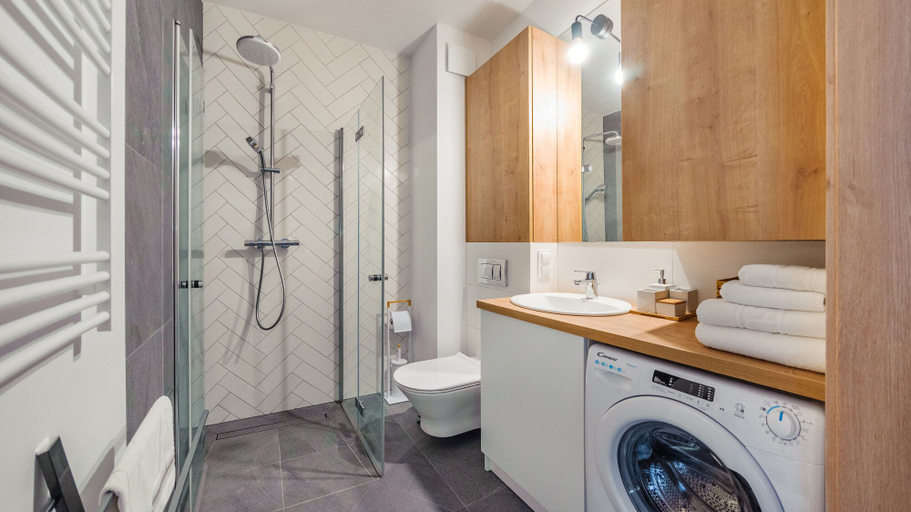 Bathroom 3, Apartamenty Sun & Snow Nautikka Park, Nowy Dwór Gdański